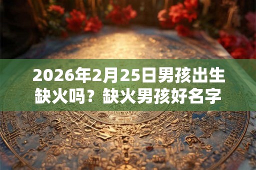 2026年2月25日男孩出生缺火吗？缺火男孩好名字