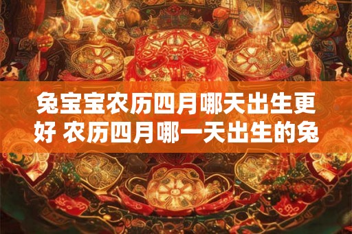 兔宝宝农历四月哪天出生更好 农历四月哪一天出生的兔宝宝更加吉祥吉利呢