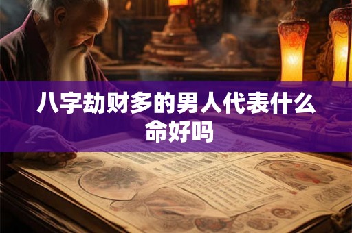 八字劫财多的男人代表什么 命好吗