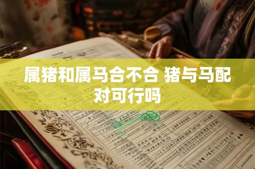 属猪和属马合不合 猪与马配对可行吗