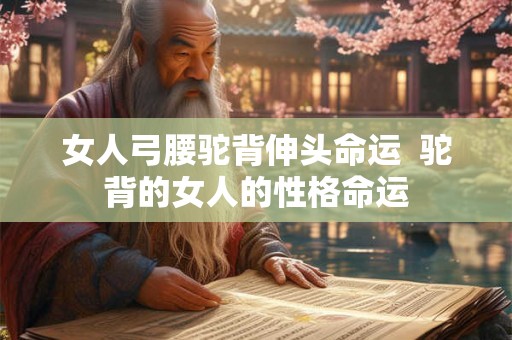 女人弓腰驼背伸头命运  驼背的女人的性格命运