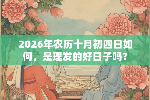 2026年农历十月初四日如何，是理发的好日子吗？