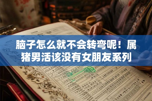 脑子怎么就不会转弯呢！属猪男活该没有女朋友系列