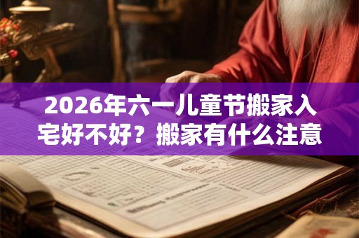 2026年六一儿童节搬家入宅好不好?搬家有什么注意事项? 2026年六一儿童节搬家入宅好不好?搬家有什么注意事项?