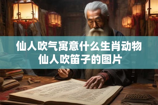 仙人吹气寓意什么生肖动物 仙人吹笛子的图片