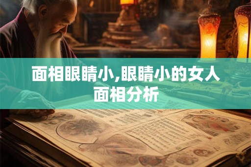 面相眼睛小,眼睛小的女人面相分析