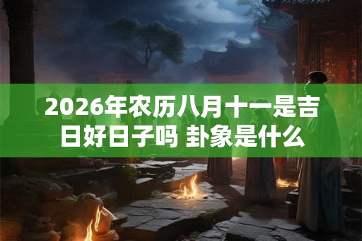 2026年农历八月十一是吉日好日子吗 卦象是什么