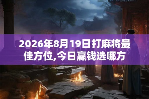 2026年8月19日打麻将最佳方位,今日赢钱选哪方