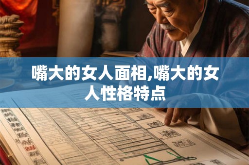 嘴大的女人面相,嘴大的女人性格特点