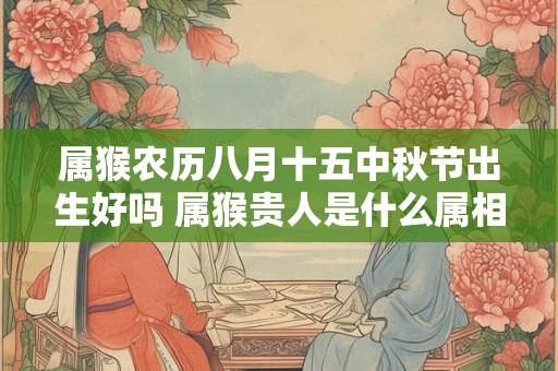 属猴农历八月十五中秋节出生好吗 属猴贵人是什么属相
