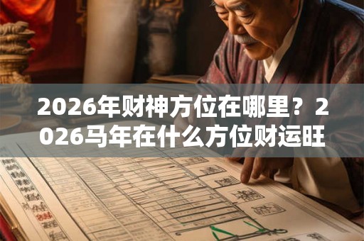 2026年财神方位在哪里？2026马年在什么方位财运旺？