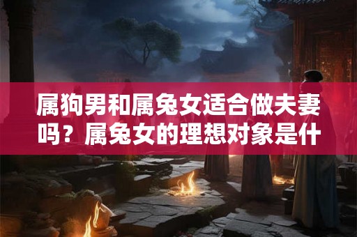 属狗男和属兔女适合做夫妻吗？属兔女的理想对象是什么样的？