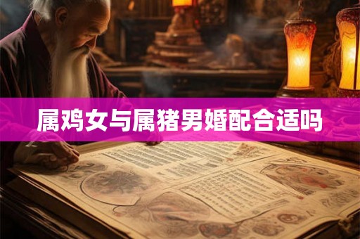 属鸡女与属猪男婚配合适吗
