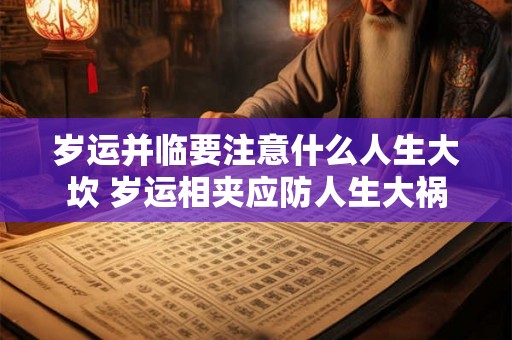 岁运并临要注意什么人生大坎 岁运相夹应防人生大祸