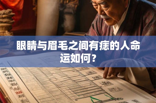 眼睛与眉毛之间有痣的人命运如何？