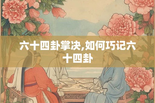 六十四卦掌决,如何巧记六十四卦