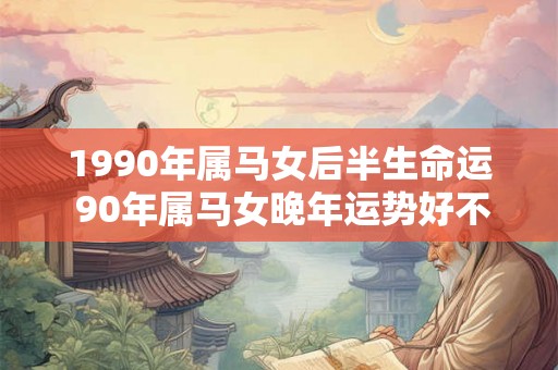1990年属马女后半生命运 90年属马女晚年运势好不好