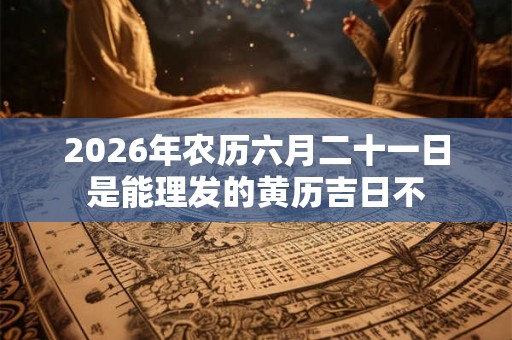 2026年农历六月二十一日是能理发的黄历吉日不