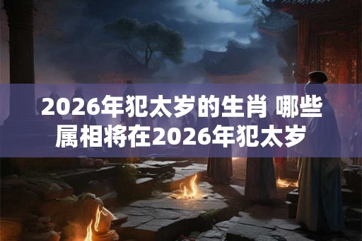 2026年犯太岁的生肖 哪些属相将在2026年犯太岁 2026年犯太岁的生肖 哪些属相将在2026年犯太岁