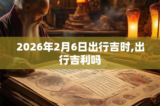 2026年2月6日出行吉时,出行吉利吗
