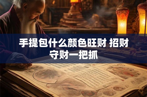 手提包什么颜色旺财 招财守财一把抓