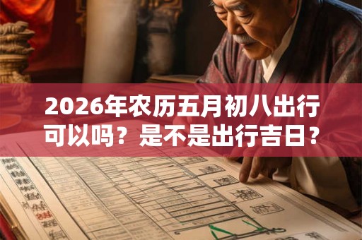 2026年农历五月初八出行可以吗?是不是出行吉日? 2026年农历五月初八出行可以吗?是不是出行吉日?