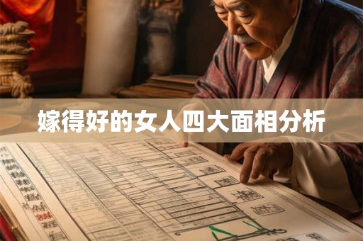 嫁得好的女人四大面相分析