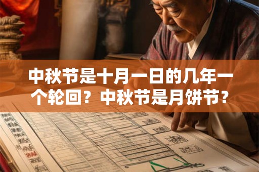中秋节是十月一日的几年一个轮回？中秋节是月饼节？