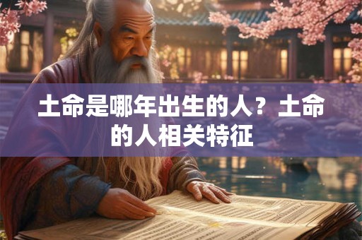 土命是哪年出生的人？土命的人相关特征