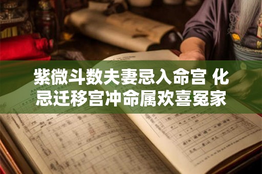 紫微斗数夫妻忌入命宫 化忌迁移宫冲命属欢喜冤家