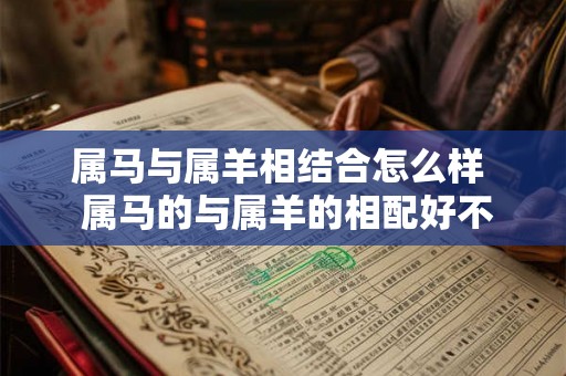属马与属羊相结合怎么样  属马的与属羊的相配好不好