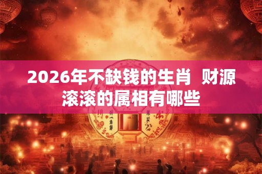 2026年不缺钱的生肖  财源滚滚的属相有哪些