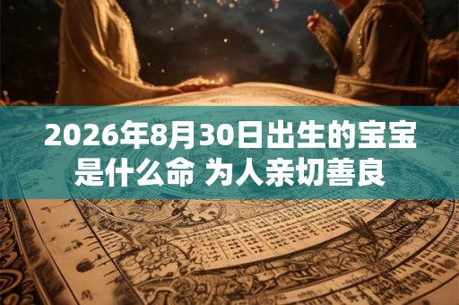 2026年8月30日出生的宝宝是什么命 为人亲切善良 2026年8月30日出生的宝宝是什么命 为人亲切善良