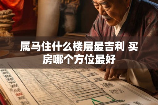 属马住什么楼层最吉利 买房哪个方位最好