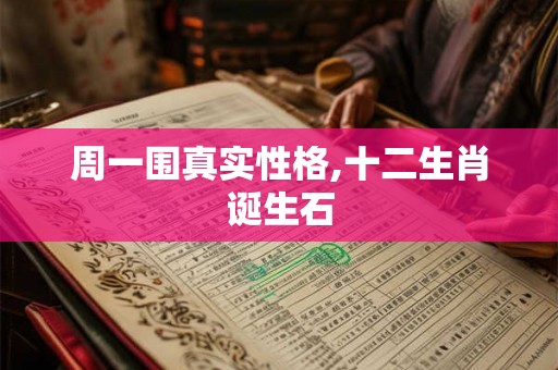 周一围真实性格,十二生肖诞生石