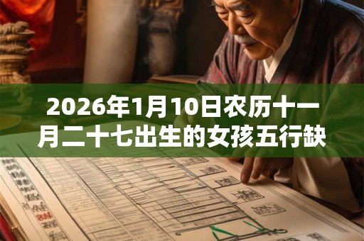 2026年1月10日农历十一月二十七出生的女孩五行缺什么