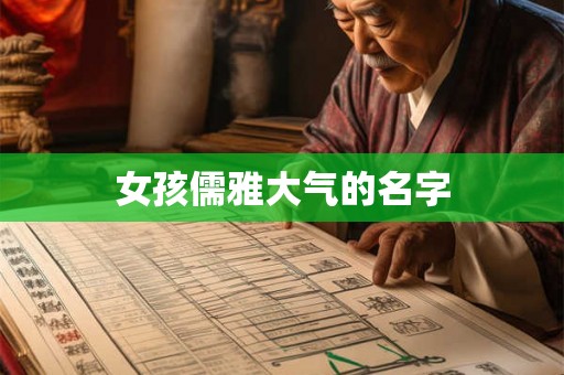 女孩儒雅大气的名字