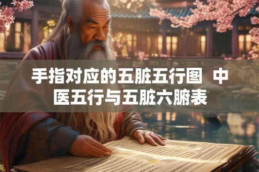手指对应的五脏五行图  中医五行与五脏六腑表