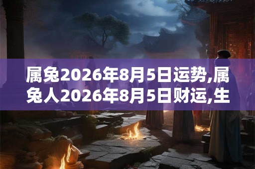 属兔2026年8月5日运势,属兔人2026年8月5日财运,生肖兔2026年8月5日运势