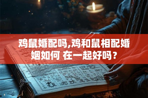 鸡鼠婚配吗,鸡和鼠相配婚姻如何 在一起好吗？