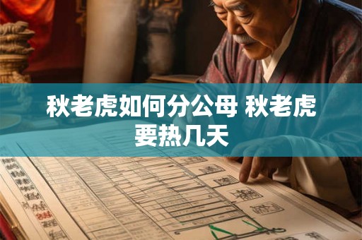 秋老虎如何分公母 秋老虎要热几天 秋老虎如何分公母 秋老虎要热几天