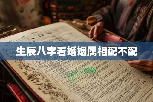 生辰八字看婚姻属相配不配