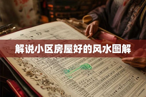 解说小区房屋好的风水图解
