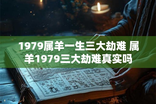 1979属羊一生三大劫难 属羊1979三大劫难真实吗