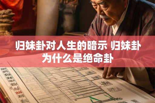 归妹卦对人生的暗示 归妹卦为什么是绝命卦