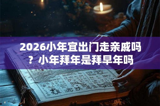 2026小年宜出门走亲戚吗？小年拜年是拜早年吗