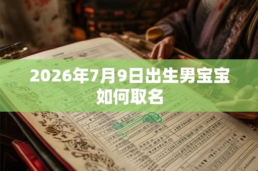 2026年7月9日出生男宝宝如何取名
