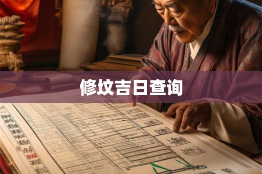 修坟吉日查询 修坟吉日查询