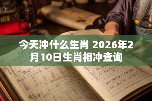 今天冲什么生肖 2026年2月10日生肖相冲查询 今天冲什么生肖 2026年2月10日生肖相冲查询