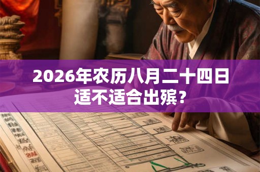 2026年农历八月二十四日适不适合出殡? 2026年农历八月二十四日适不适合出殡?